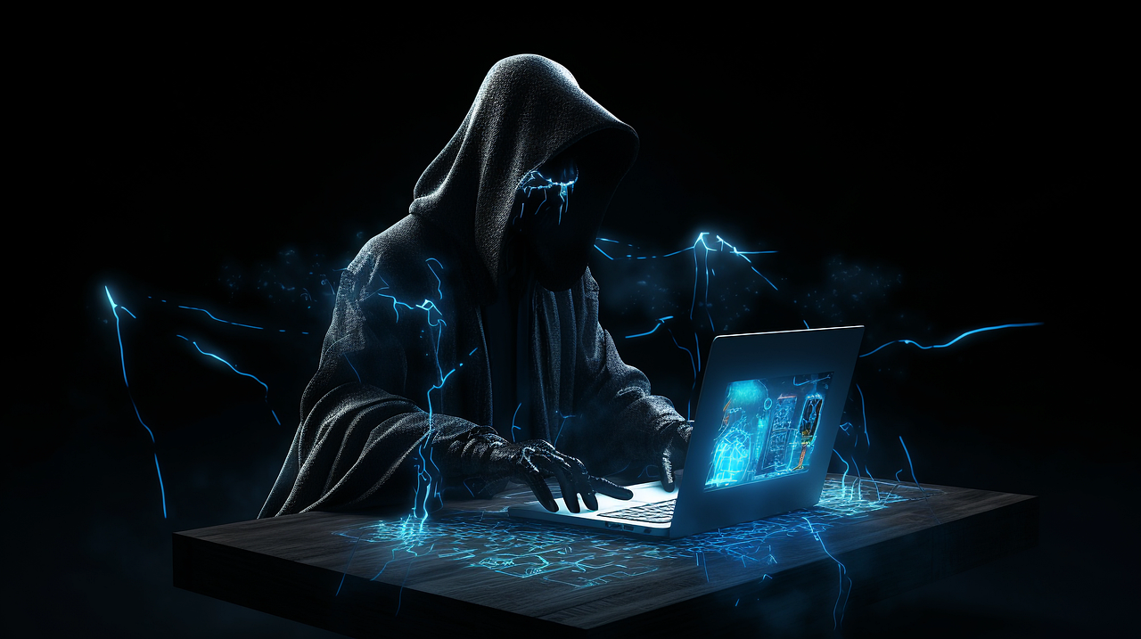 Free hacker computer safety illustration