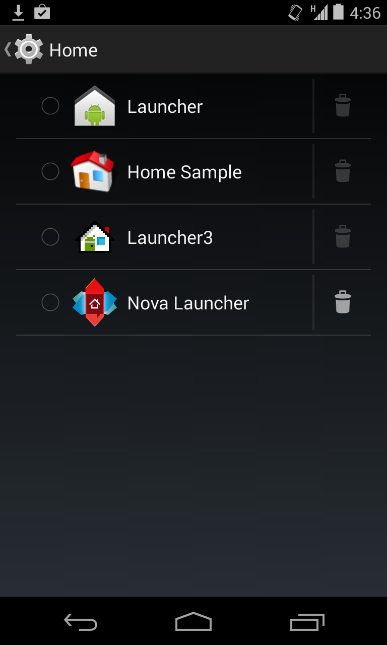 stock launcher